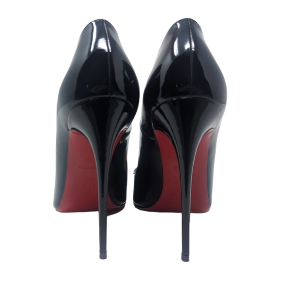 Christian Louboutin Authentic So Kate 120 Black Patent Leather Pump Size EU 39 - Picture 9 of 15